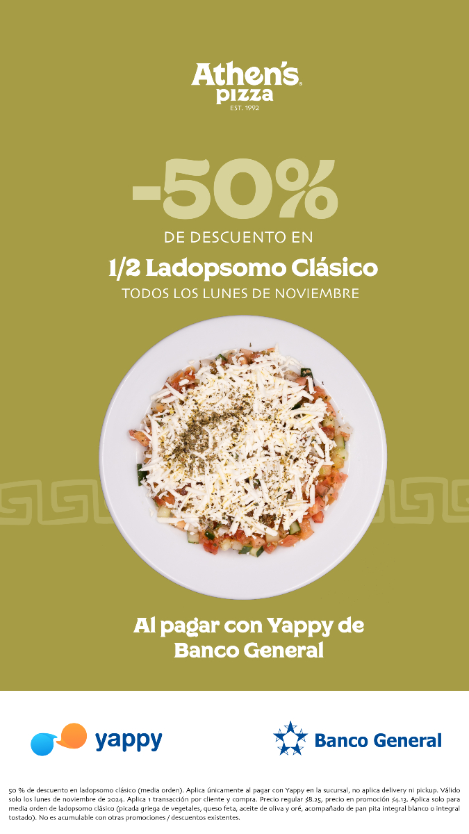 Athen's Pizza Panamá tweet media