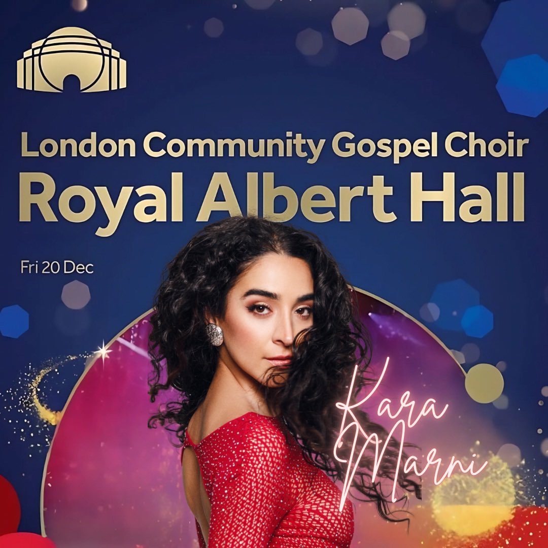 thelcgc's tweet photo. 🎄 FINAL REVEAL! 🎶
We’re thrilled to announce that @KaraMarni will be gracing the Royal Albert Hall stage for our magical Christmas concert!
📅 Fri 20 Dec
📍 Royal Albert Hall, London
🎟️ https://t.co/vK7qDZ4IoV
#lcgc #choir #gospel #christmas #christmaswithlcgc #london https://t.co/QTQb2jNcBj