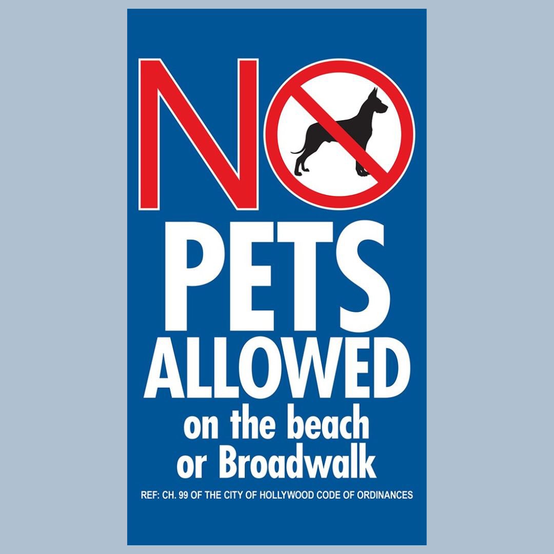 We’re so grateful to everyone who helps keep Hollywood Beach and the Broadwalk safe and enjoyable for all by following our no-pets policy.
📍 Reminder: Pets are prohibited on Hollywood Beach and Broadwalk. Thank you for keeping our community beautiful and welcoming for everyone!