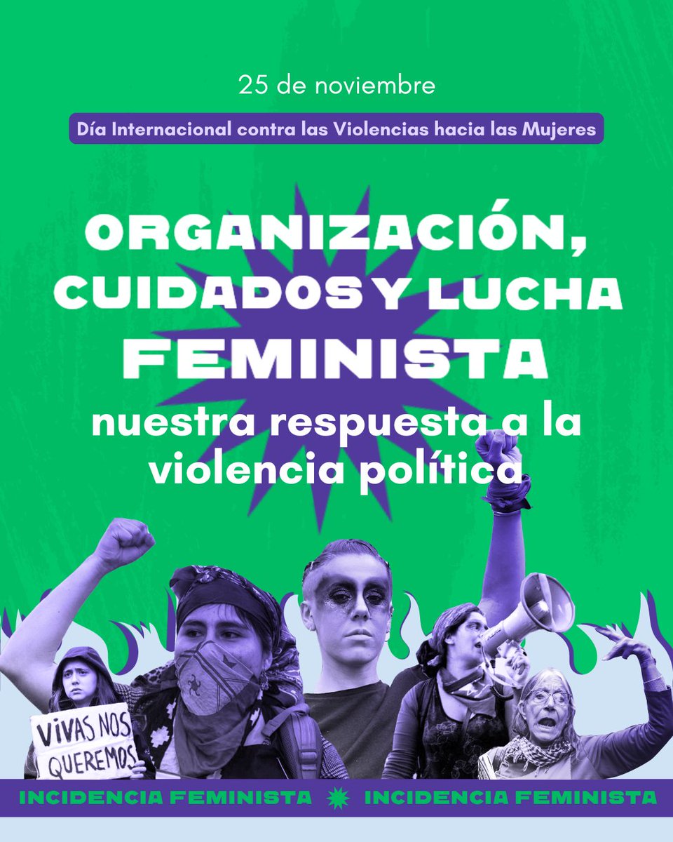 #25N - Día Internacional contra las Violencias hacia las Mujeres

⚡ La violencia política de género sigue siendo el principal obstáculo hacia una democracia plenamente participativa. 

#IncidenciaFeminista #ViolenciaPolítica