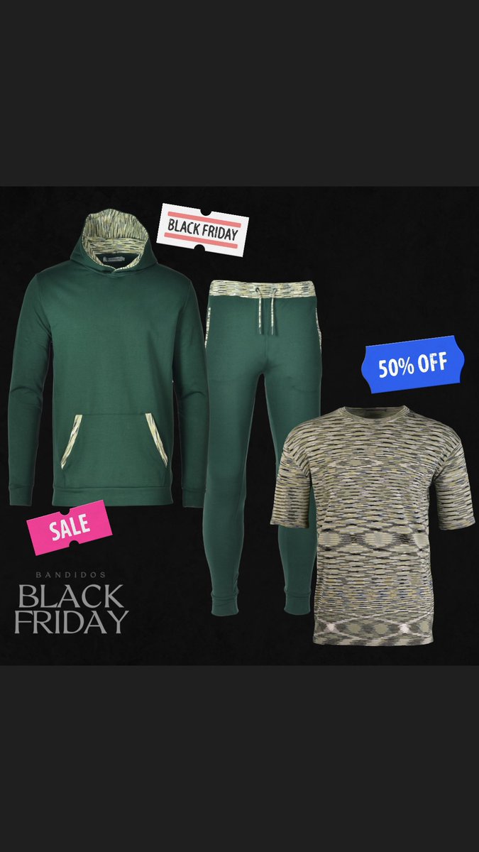 Some more Black Friday deals !!! Up to 70% off online both men’s and kids available! 

Shop online now modabandidos.co.uk