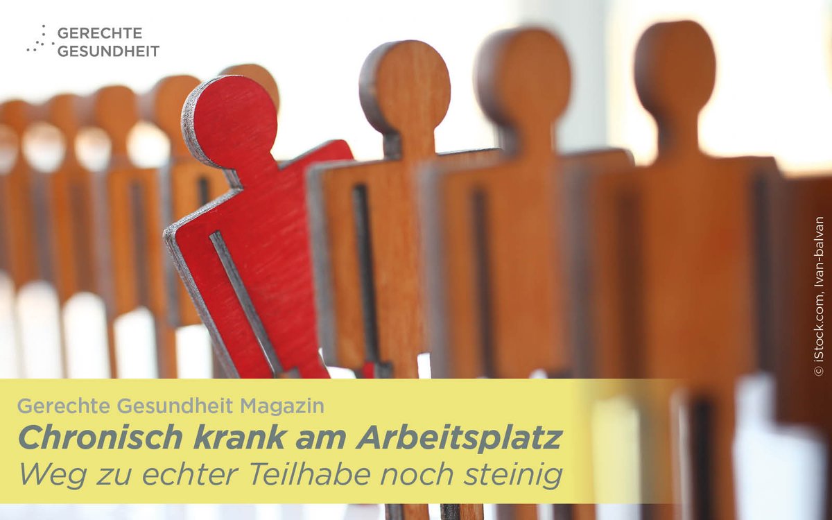 Für die Teilhabe von chronisch erkrankten  Personen am Arbeitsleben ist noch viel zu tun. Dabei könnte der #Fachkräftemangel ein Katalysator sein. #ggMagazin <a href="/Michael_Wirtz/">Micha</a>

Mehr lesen: ⬇️
gerechte-gesundheit-magazin.de/ausgabe-69-nov…