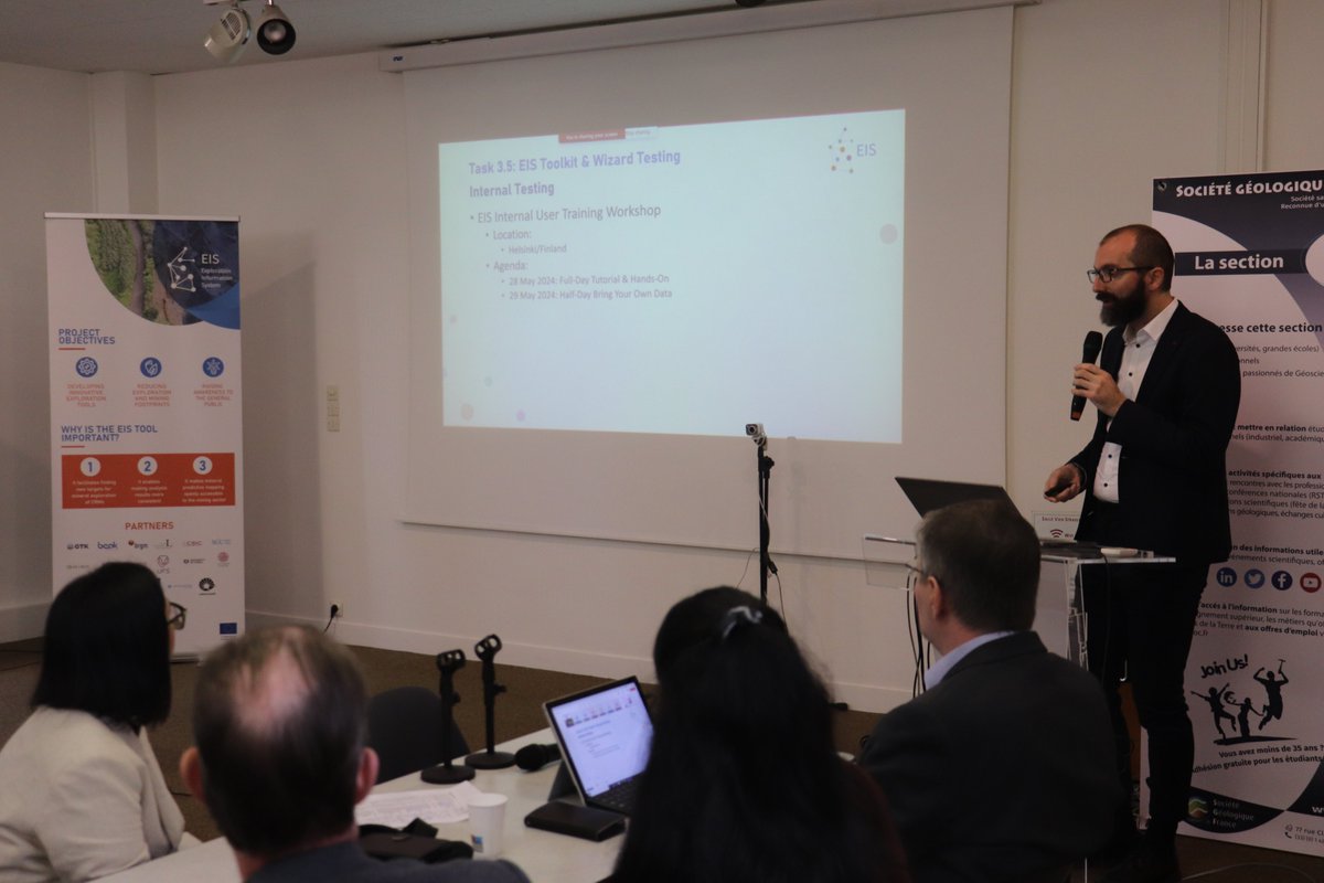 Our 5th Progress Meeting was a success! Partners met in Paris to advance sustainable mineral exploration.
💡Highlights:
EIS Plugin testing for critical raw materials
Multiple workshops&amp; use case reviews
Industry insights&amp; collaborations
More info: linkedin.com/posts/eis-hori…
