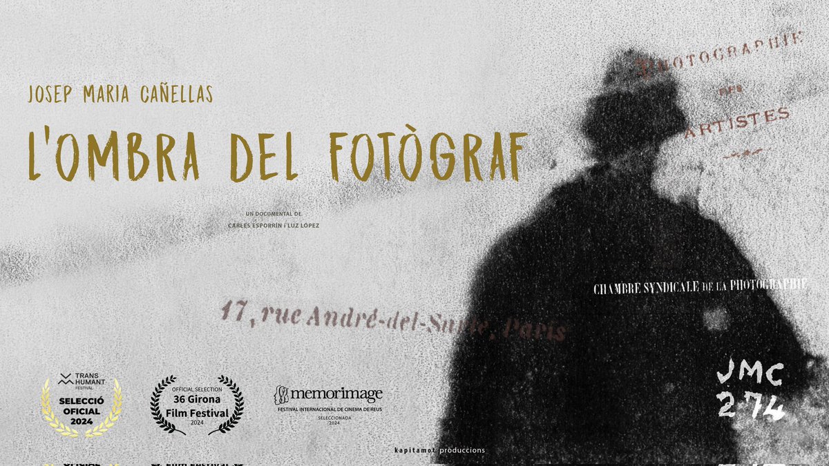 El 29/11 – 18 h al <a href="/patillimona/">Pati Llimona</a> i en el marc del <a href="/39_11_nov_foto/">39/11 Novembre Fotogràfic</a>
👉 Projecció del documental “Josep Maria Cañellas: L’ombra del Fotògraf.” de Carles Esporrin i en què participen diversos #fotoconnectats: <a href="/PepParer/">Pep Parer</a>  i <a href="/JepMarti/">Jep Martí</a> i taula rodona