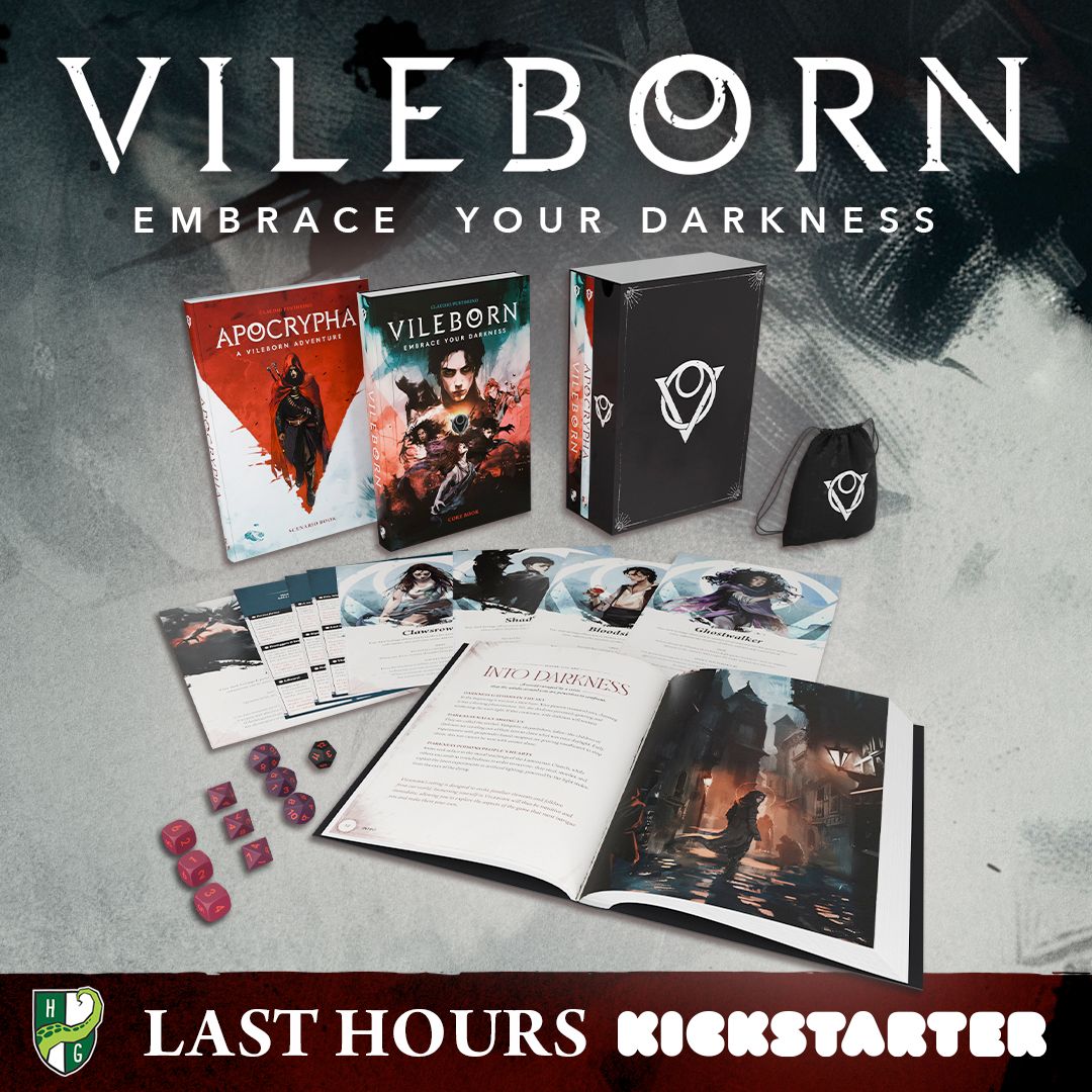 Final call! Just a few hours left to back Vileborn™ on Kickstarter!

Get the game with all the exclusive Kickstarter perks while you still can!

👉 kickstarter.com/projects/horri…
