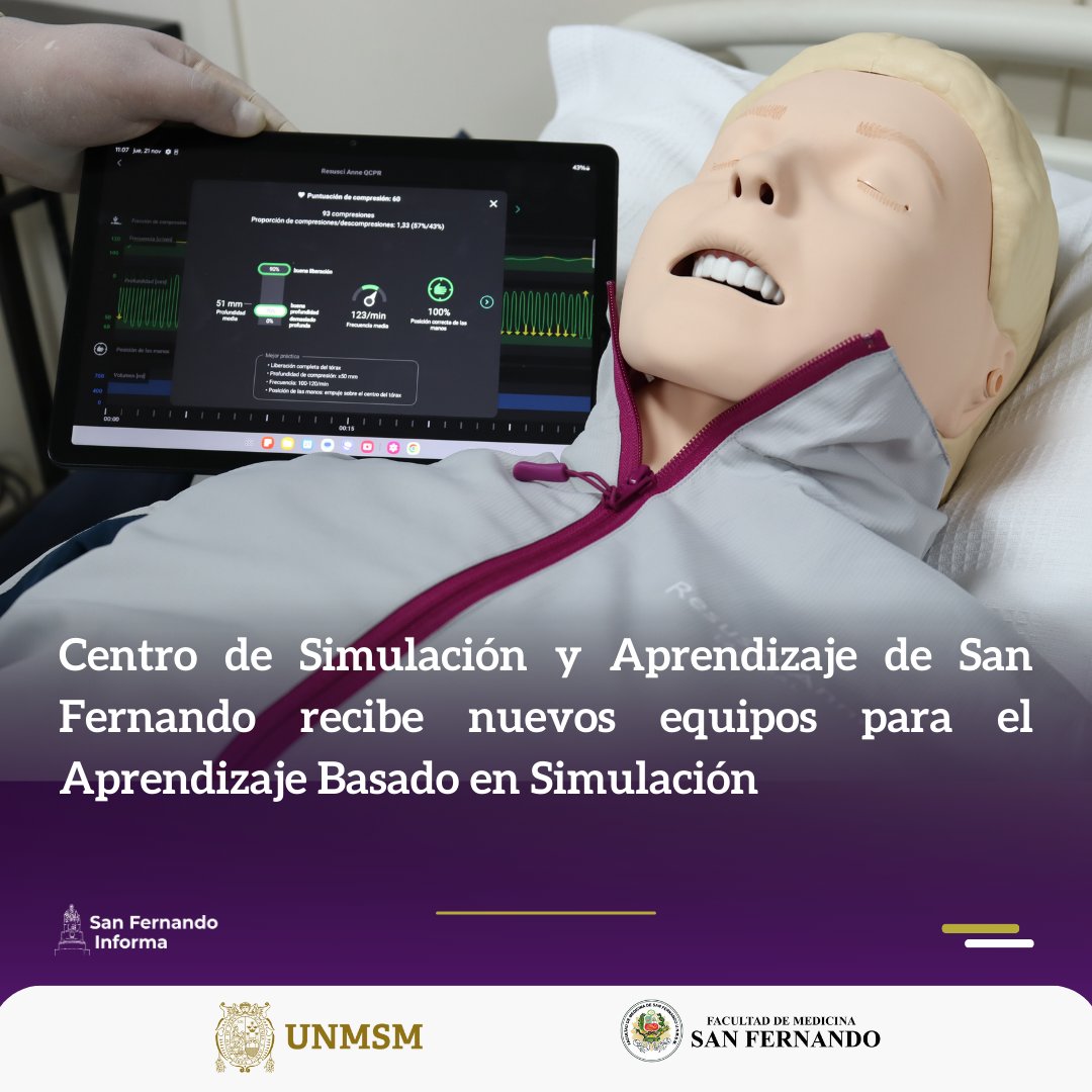 ✅¡Innovación en San Fernando! El Centro de Simulación y Aprendizaje recibió nuevos equipos de alta tecnología para enriquecer la formación práctica de estudiantes. 
👉Mira la nota: bit.ly/4928b6Z
 ¡Comprometidos con la excelencia educativa!  #EducaciónSanFernando