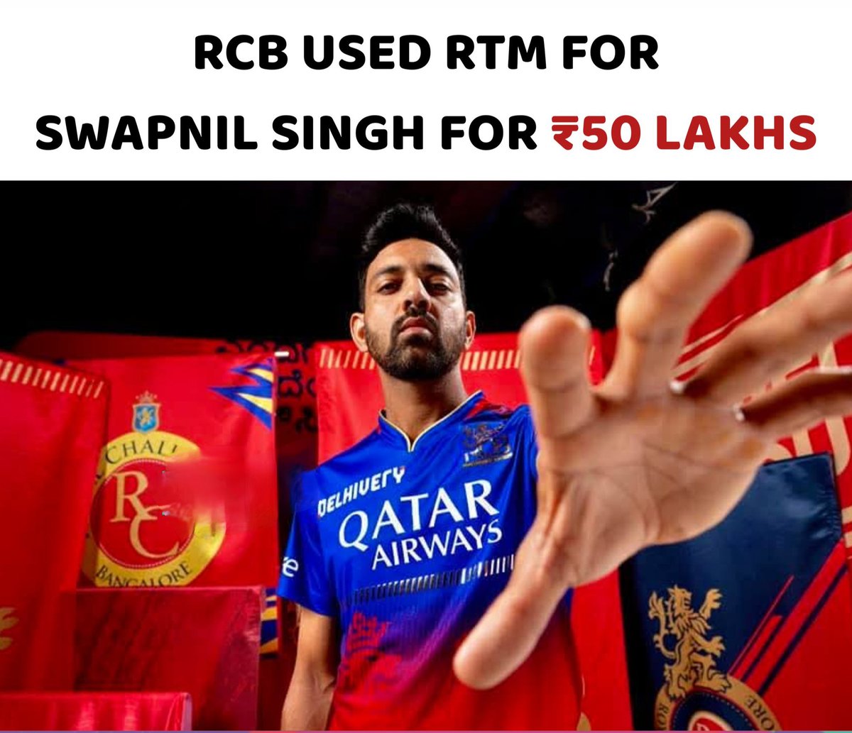 Chandan26975106's tweet image. Good one 💯
#Swapnilsingh #RCB #ipl2025auction #IPLAuctiononJioStar #IPLAuctionlive #Chandangupta
