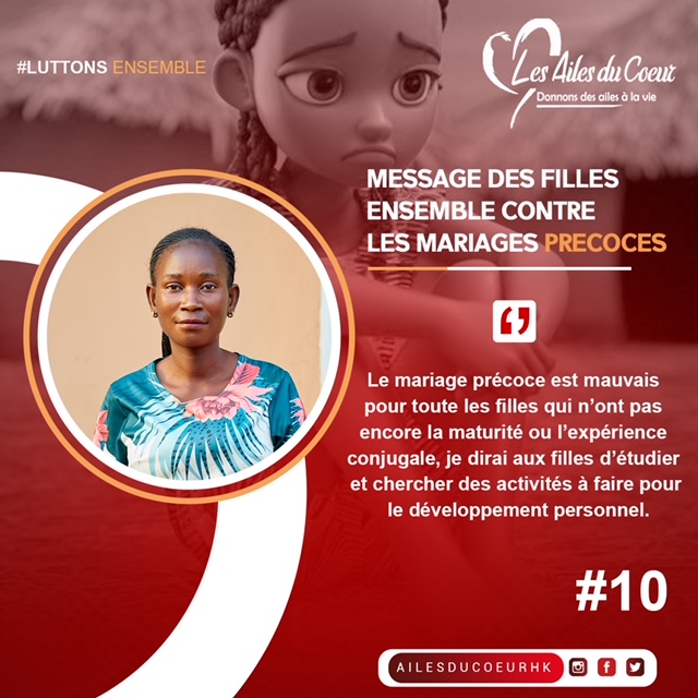 ailes du coeur H-K (@ailesducoeurhk) on Twitter photo #ENSEMBLE_CONTRE_LES_MARIAGES_PRÉCOCES
<a href="/ailesducoeurhk/">ailes du coeur H-K</a> Sensibilise et lutte pour le développement personnel et communautaire des jeunes filles du territoire de #sakania @IpasRDC <a href="/YouthSprint/">YOUTH SPRINT</a> <a href="/Mulunda_JC/">J-Claude MULUNDA</a> <a href="/CnjRDC/">Conseil National de la Jeunesse CNJ-RDC</a> <a href="/MbuyaChanick/">Chanick Mbuya</a> <a href="/ailesducoeur1/">Les Ailes du Coeur</a> #ENSEMBLE_CONTRE_LES_MARIAGES_PRÉCOCES
<a href="/ailesducoeurhk/">ailes du coeur H-K</a> Sensibilise et lutte pour le développement personnel et communautaire des jeunes filles du territoire de #sakania @IpasRDC <a href="/YouthSprint/">YOUTH SPRINT</a> <a href="/Mulunda_JC/">J-Claude MULUNDA</a> <a href="/CnjRDC/">Conseil National de la Jeunesse CNJ-RDC</a> <a href="/MbuyaChanick/">Chanick Mbuya</a> <a href="/ailesducoeur1/">Les Ailes du Coeur</a>