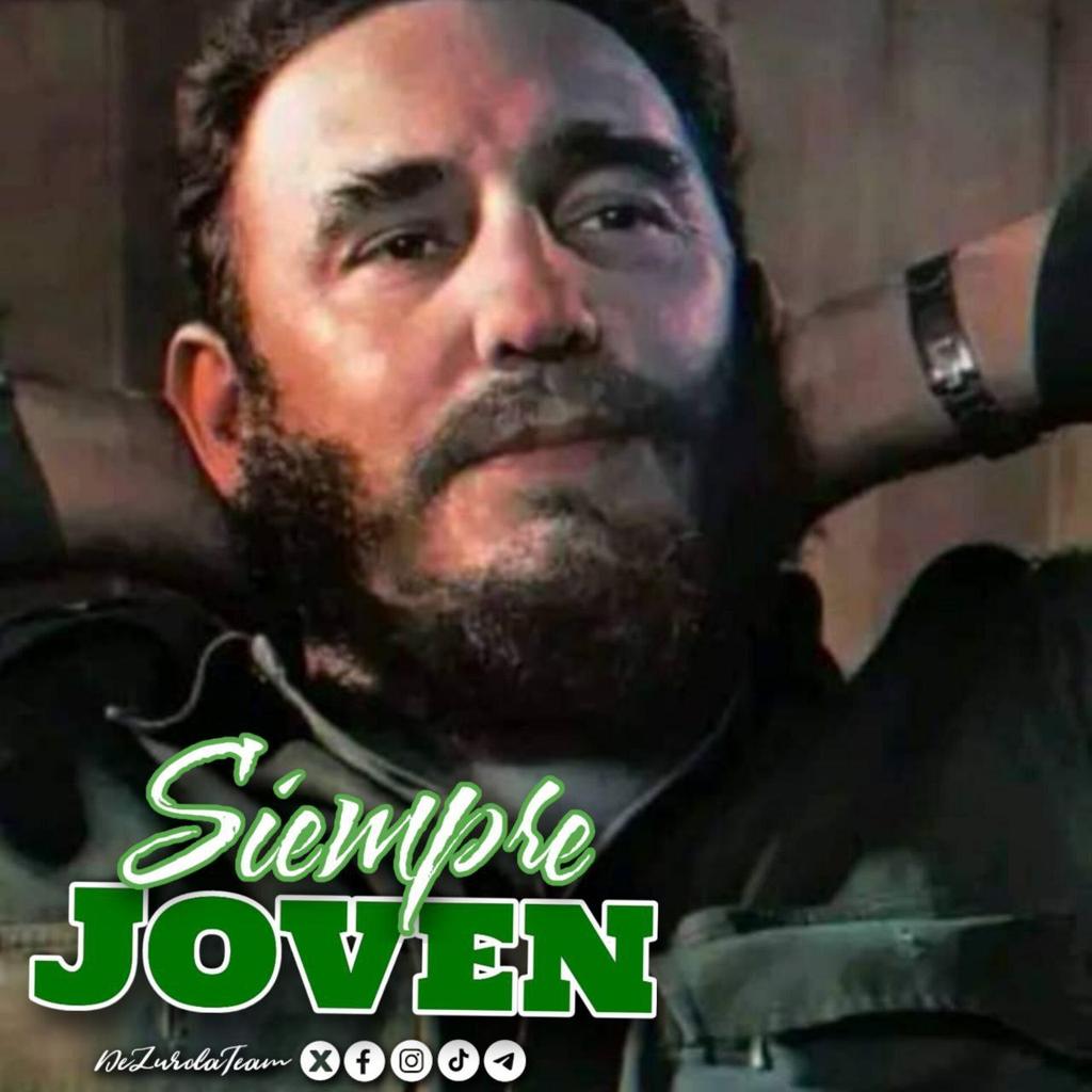 🌟 Fidel es un Caguairan 
De probada resistencia 
Que viene por descendencia
De los montes de Birán 
Árboles así se dan 
En el paisaje cubano
Y ese Caguairan humano 
No es un Caguairan común 
Porque no le entró ningún 
Comejen americano.
 #FidelPorSiempre 
#CubaPorLaVida