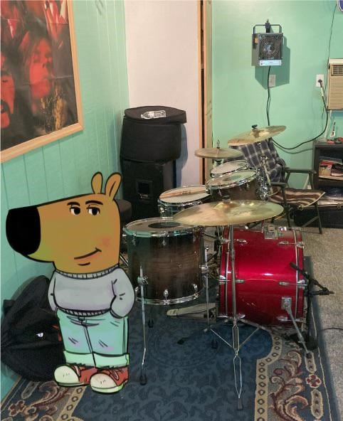 CarsonMunk11's tweet photo. POV: chill guy drummer [by CarpenterHot2796]
  
 #drumlife #drumming https://t.co/rdiYpsTCHh