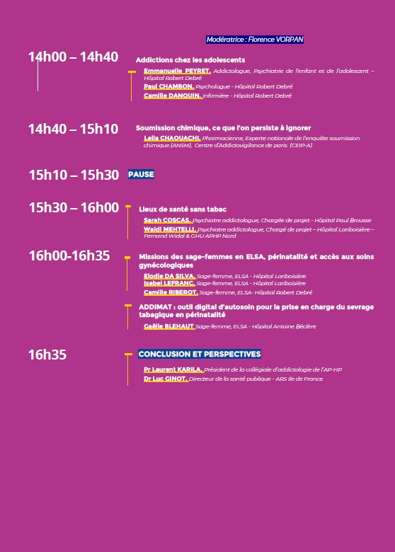 La journée de la collégiale addicto de l'<a href="/APHP/">Assistance Publique – Hôpitaux de Paris (AP-HP)</a> c'est à la fois passionnant par la qualité des interventions, déstabilisant par la rudesse de certains constats, et impressionnant par l'engagement des équipes. Quand il faudra la conclure, penser à rester humble!