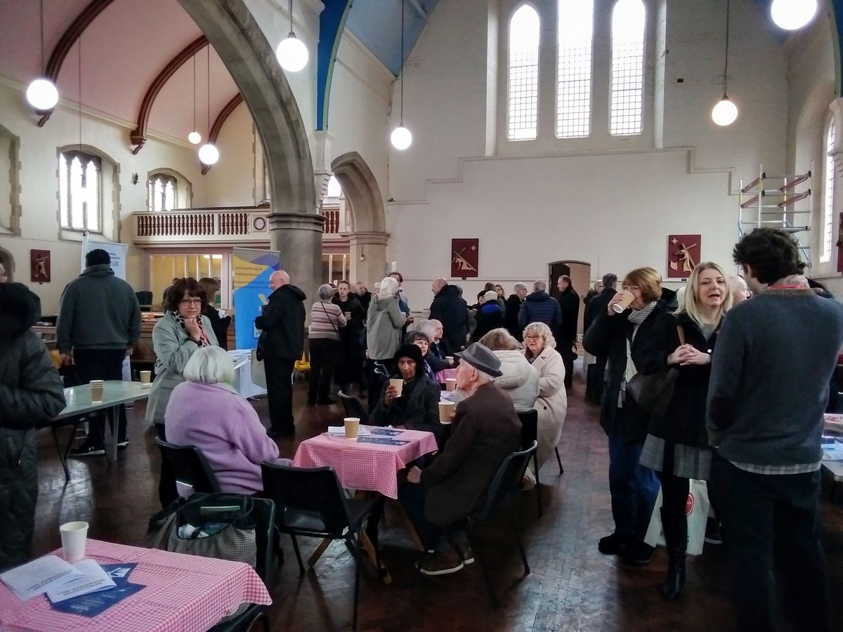 Super to be invited to attend Liam Conlon's Community Coffee Morning at St James's Church, Elmers End on Saturday morning. Great to see so many organisations there &amp; members of the local #community  #coffeemorning #volunteers <a href="/BromleyMencap/">Bromley Mencap</a> <a href="/LivingWell_CIC/">Living Well</a> @AgeUK <a href="/BromleyWell/">Bromley Well</a>