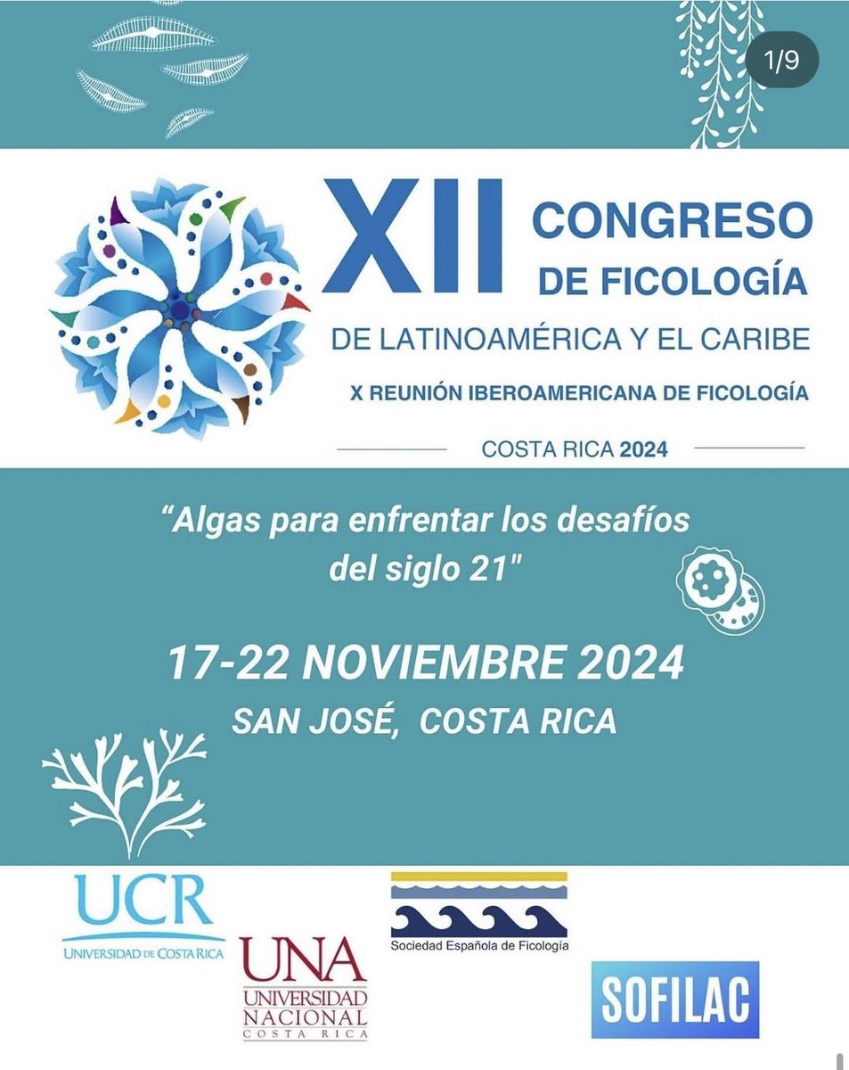 BMCC presentando sus últimos estudios en el XII Congreso de Ficología de Latinoamérica y el Caribe en Casta Rica 🦠🔬