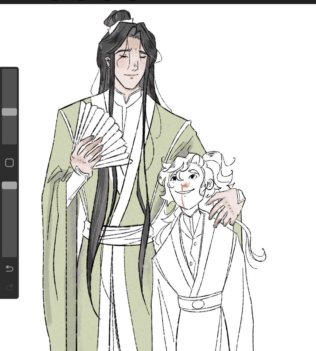 darkhereiwas's tweet photo. he cares about his lil guy😩

#sssvs #luobinghe #ShenQingQiu #bingqiu https://t.co/RZP1crisyO