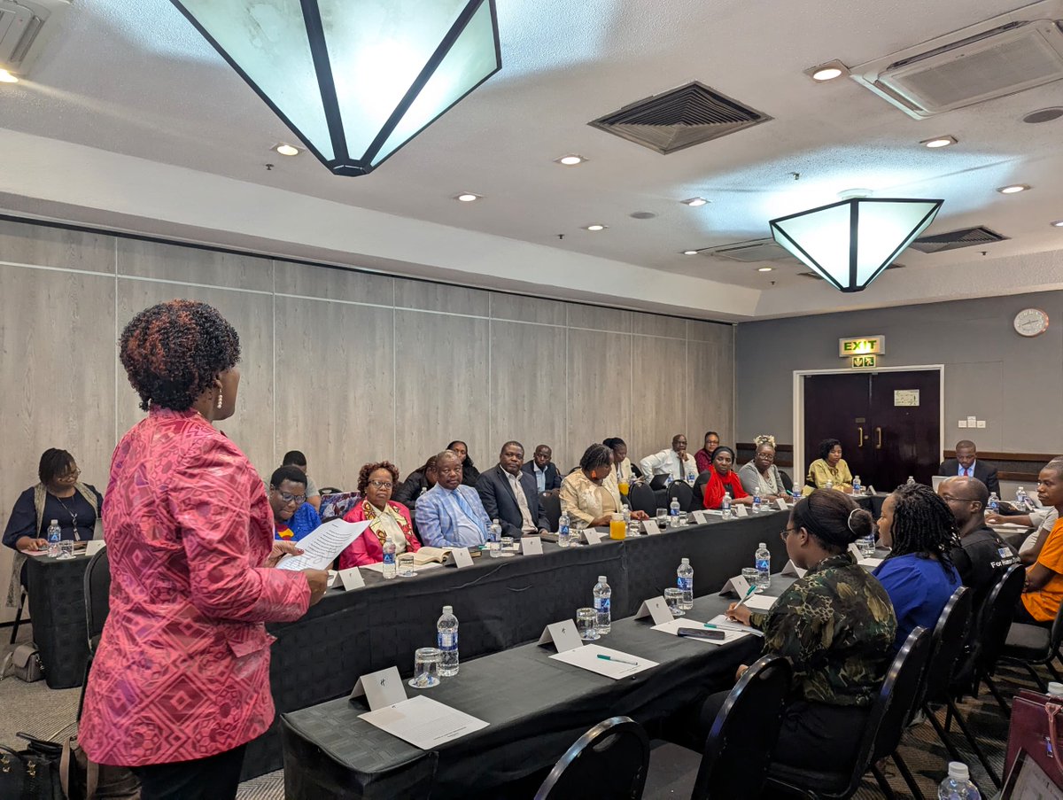 GenderZimbabwe's tweet image. #ZGC, in partnership with UN Women, hosted the final multi-stakeholder workshop on Women&apos;s participation in politics with Independent Commissions. ZGC Commissioner Dr. Mauye delivered the opening remarks. A presentation on &quot;Women&apos;s Participation in Politics,was also shared.