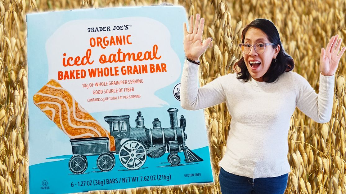 #TraderJoes Organic Iced Oatmeal Baked Whole Grain Bar reviewed: buff.ly/3Z14gD3 #organic #kosher
