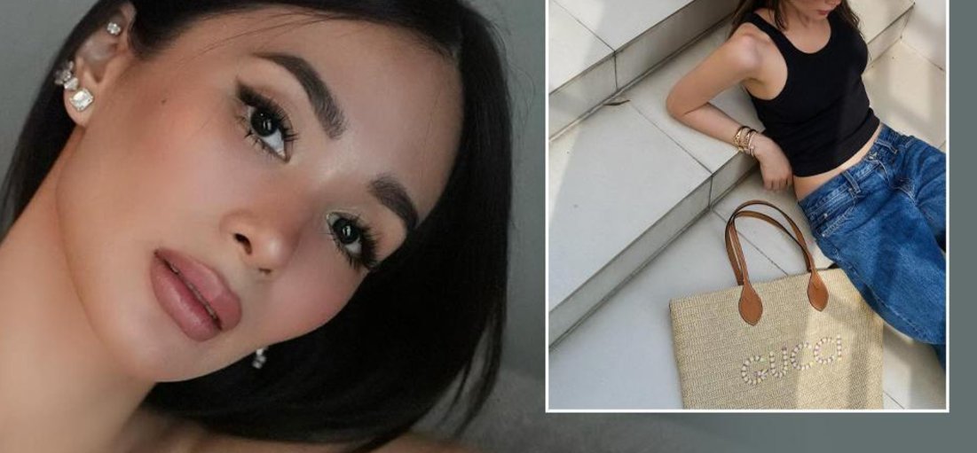 gitajee18781's tweet photo. 🌞 Heart Evangelista's Gucci tote is a summer essential, showing she's always in style, no matter the season. https://t.co/8B3hUyWX2z