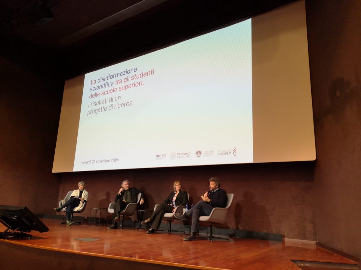 How does science really work? A project to inform and shape science education and outreach
<a href="/Museoscienza/">Museoscienza</a> event with <a href="/massimopolidoro/">Massimo Polidoro</a> <a href="/simonacasonato/">Simona Casonato</a> <a href="/SuzanneKerbav/">Suzanne Kerbavcic</a> 
Thanks to <a href="/paolo_g_volonte/">Paolo Volonté</a> <a href="/META_PoliMi/">META Politecnico Milano</a>