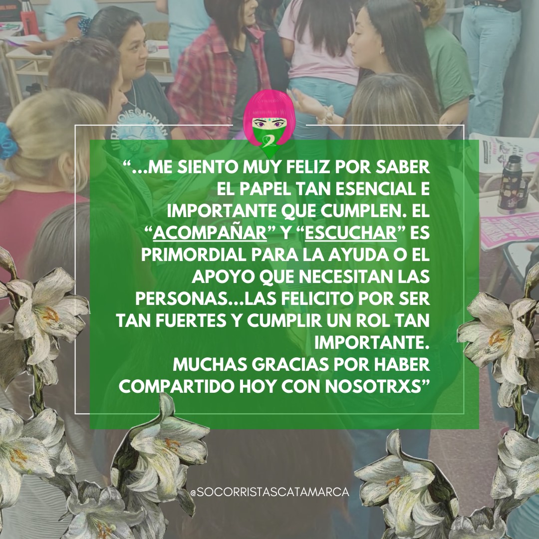 Mensajes que fortalecen ☺️💚
Si estás en cualquier lugar de Catamarca y necesitas abortar...no dudes en escribir a nuestra línea.
📱383-4221799
Lunes a viernes: 9:00 a 12:00 - 16:00 a 19:00

#catamarca #abortolegal