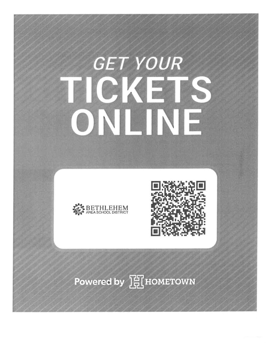 TICKET TALK
🚨 Winter Sports Alert 🚨
<a href="/BethlehemAreaSD/">BASD</a> is transitioning to online ticketing only for the 2024-25 school year. All spectators will be required to purchase a ticket (or use a BASD pass) for home basketball games 🏀and wrestling matches 🤼‍♀️ at Freedom HS.
See info 🔽