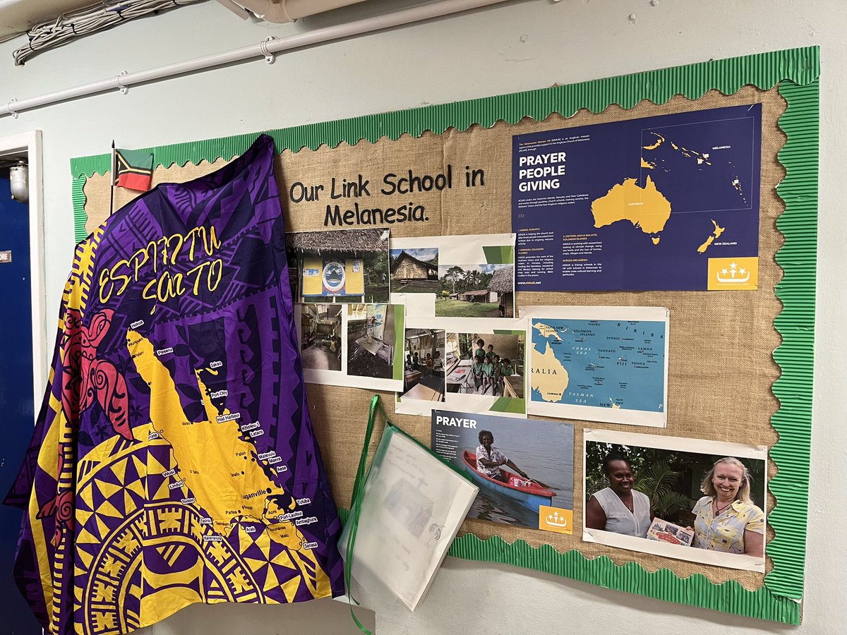 Great to share the amazing work on climate justice at Sale, St Anne’s CE Primary with our visiting Melanesian Bishops, Benedict and Arthur. They were able to share their experience of the impact of climate change on their communities. <a href="/MelanesianM/">Melanesian Mission</a> @StAnnesCofE