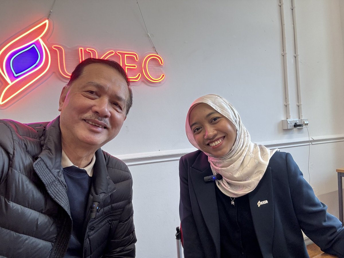 DGHisham's tweet image. This afternoon I was invited to the  CEKU Inspires Episode 2 podcast at the University of Manchester Student Union moderated by Balqis Rezuan, the Vice Chairperson of UKECatalyst Office from UKEC. 

CEKU is UKEC’s in-house publication that publishes articles &amp;amp; has diversified to…