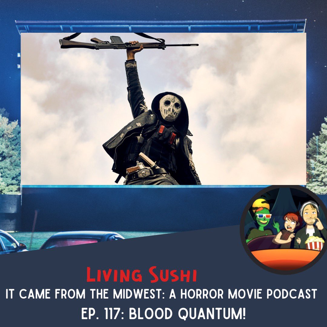 ICFTMPodcast's tweet photo. BRAND NEW EPISODE DROP! Join us this week as we cover the film Blood Quantum for #NativeAmericanHeritageMonth! Follow us @ApplePodcasts @spotifypodcasts or use the links below!

#MutantFam #HorrorCommunity #HorrorFamily 

Subscribe! https://t.co/KkyFSlRkE8 https://t.co/lSjYR8mjrL