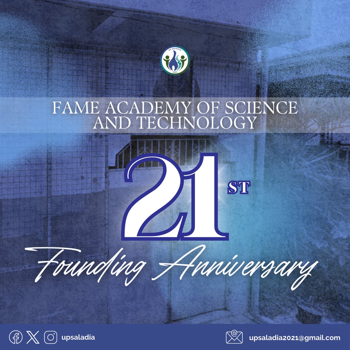 upsaladia's tweet photo. 21 STEADFAST YEARS OF EXCELLENCE 💎✨

Honoring our alma mater, Fame Academy of Science and Technology - the bedrock of our growth and success. https://t.co/Rr5rLLKmyD