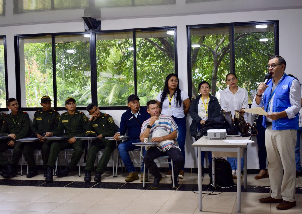 MisionONUCol's tweet image. Participamos en conmemoración del 8° aniversario #AcuerdoDePaz en @uniamazonia, San José del #Guaviare. Junto a firmantes de paz, liderazgos sociales, instituciones y comunidad destacamos los logros alcanzados y renovamos el compromiso colectivo por la paz. #FirmesConElAcuerdo