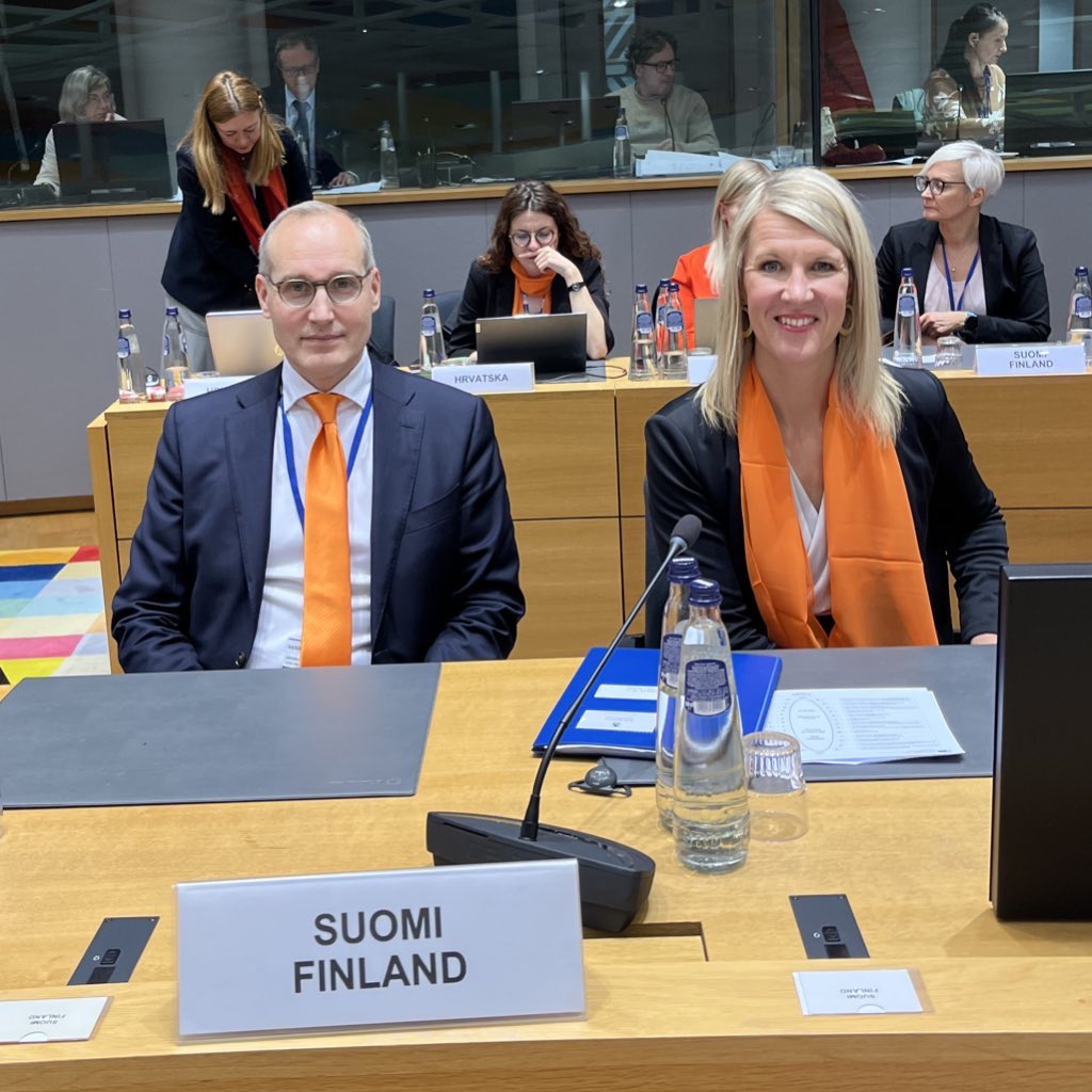 Afternoon at #EYCS focuses on education. Minister <a href="/SariMultala/">Sari Multala</a> represents 🇫🇮.

Ministers will discuss boosting Europe's skills and competitiveness. Finland supports deeper EU cooperation in higher education, reducing cross-border barriers and promoting skills mobility.