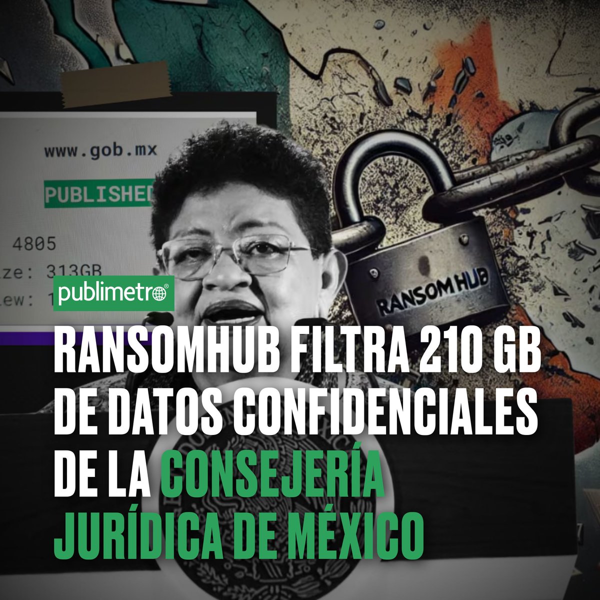 #ÚLTIMAHORA | Hackers cumplieron su amenaza y filtraron datos confidenciales del gobierno de México

Información de <a href="/ivillasenor/">Ignacio Gómez Villaseñor</a>

➡️ bit.ly/3OvRuax
