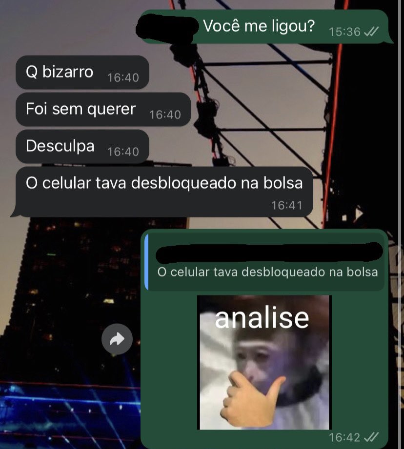 M_de_Miguel's tweet photo. voltei pro Twitter só pra dizer que estou pensando muito que uma ex com a qual eu não conversava há quase dez anos (pq foi o pior relacionamento que já tive) me ligou absolutamente do nada e deu essa desculpa https://t.co/R9B8OZkBj8