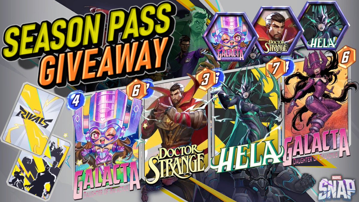 🔥Week 1 of the Galacta Giveaway is LIVE on the YouTube!🔥.Sub/like/comment for your chance to win one of 5, one on each weekday video!

Show love and retweet pls!