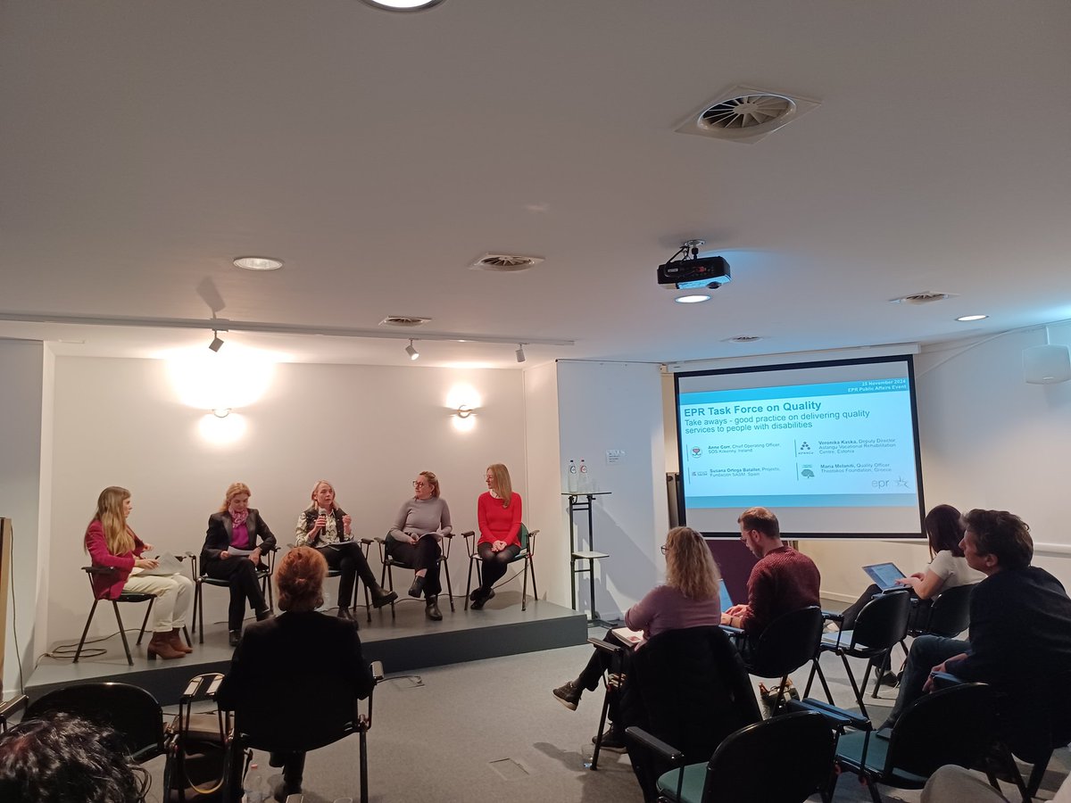vroegeinterv's tweet photo. @EPR_Network task force on quality- good practice on delivering quality services to people with disabilities @HeliomareArbeid @heliomare https://t.co/mYzcMdWC8Q