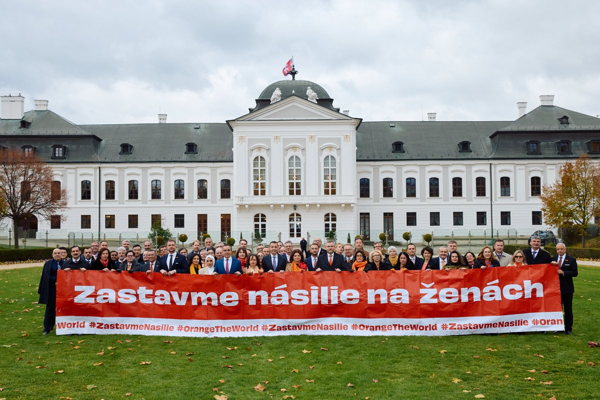Irish Embassy Bratislava (@irlembslovakia) on Twitter photo Today marks the International Day for Elimination of Violence against Women and Girls and our Embassy is proud to join the annual #OrangeTheWorld campaign once again, with President <a href="/PellegriniP_/">Peter Pellegrini</a>, 5 Slovak ministries and colleagues from 54 missions and other institutions. Today marks the International Day for Elimination of Violence against Women and Girls and our Embassy is proud to join the annual #OrangeTheWorld campaign once again, with President <a href="/PellegriniP_/">Peter Pellegrini</a>, 5 Slovak ministries and colleagues from 54 missions and other institutions.