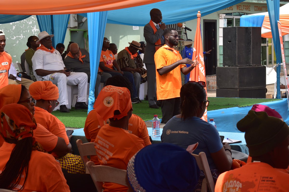 Public transport connects millions daily, providing a unique opportunity to share messages of hope, prevention, &amp; action against GBV.

At today's launch of the #16Routes16Stations social drive, <a href="/UNFPAGhana/">UNFPA Ghana</a> Rep. <a href="/OchanWilfred/">Dr. Wilfred Ochan</a> highlighted its role as a lifeline for ending GBV.