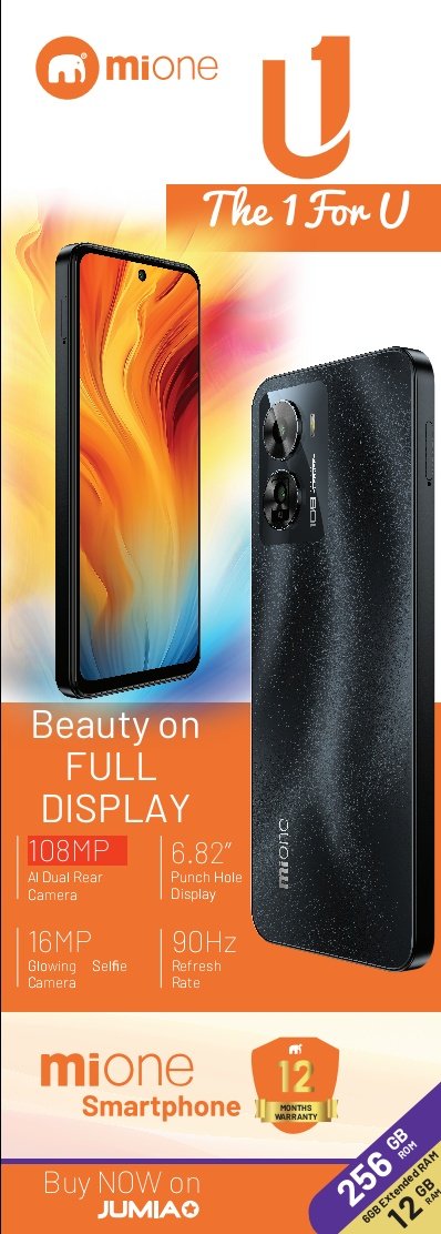 MioneUganda's tweet photo. Roll out the future with the all-new Mione U1, #TheOneForU Series, now available countrywide! 🚀 Capture stunning moments with the 108MP camera and enjoy 5 years of smooth performance. Supercharge your mobile experience 18W faster today! 
#TheOneForU #MioneU1 #MioneUg https://t.co/v8TD2tEd6J