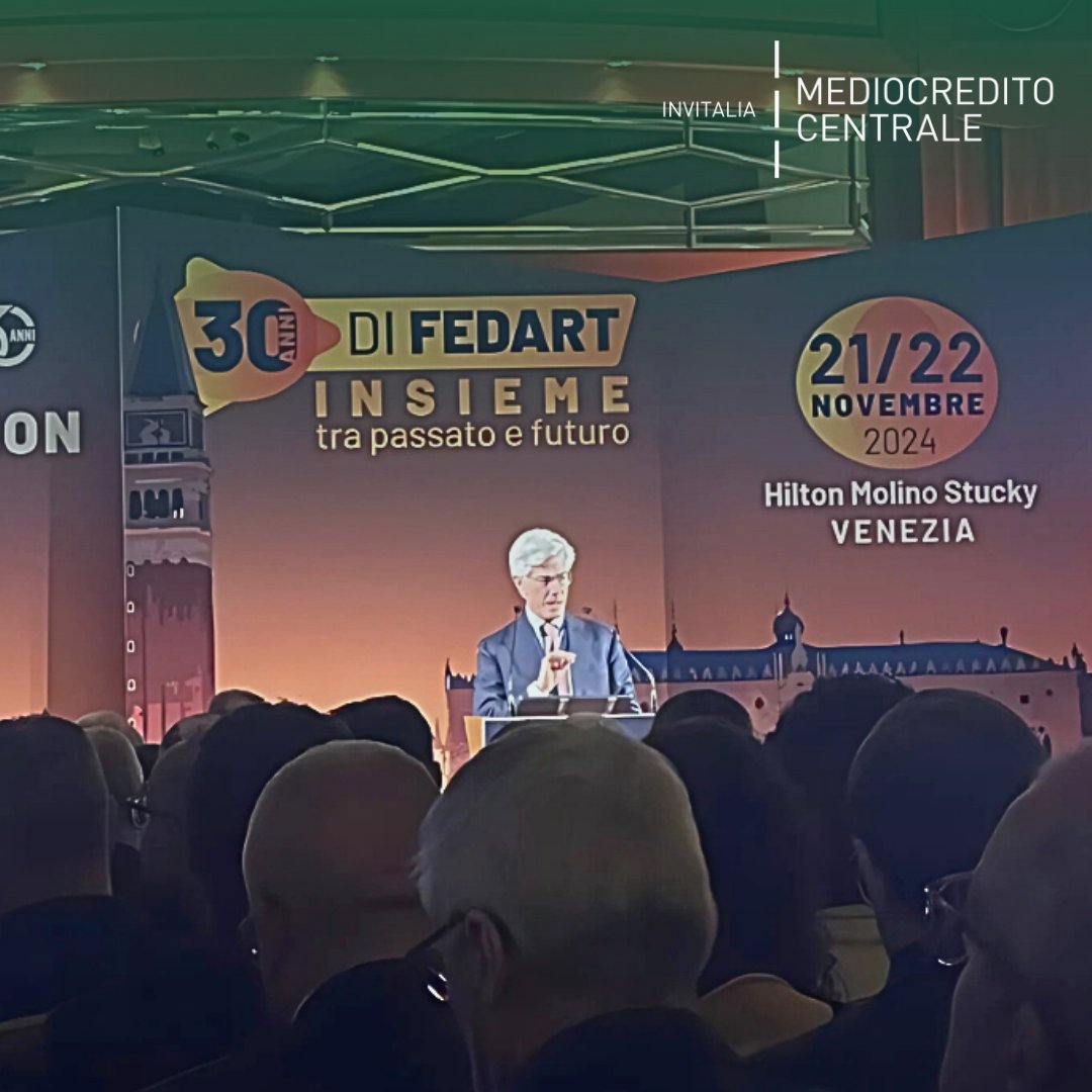MediocreditoC's tweet image. 🟢 Con il Presidente #Ferranti abbiamo partecipato alla convention “30 anni di #FedartFidi  Insieme tra passato e futuro” 

🎯 Obiettivo:  scattare una fotografia sullo stato del sistema dei #confidi e confrontarsi sull’importanza di favorire l’accesso al credito delle #PMI.