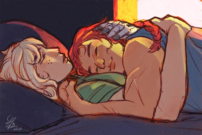more cuddles? :)#skyelock #valorantart 