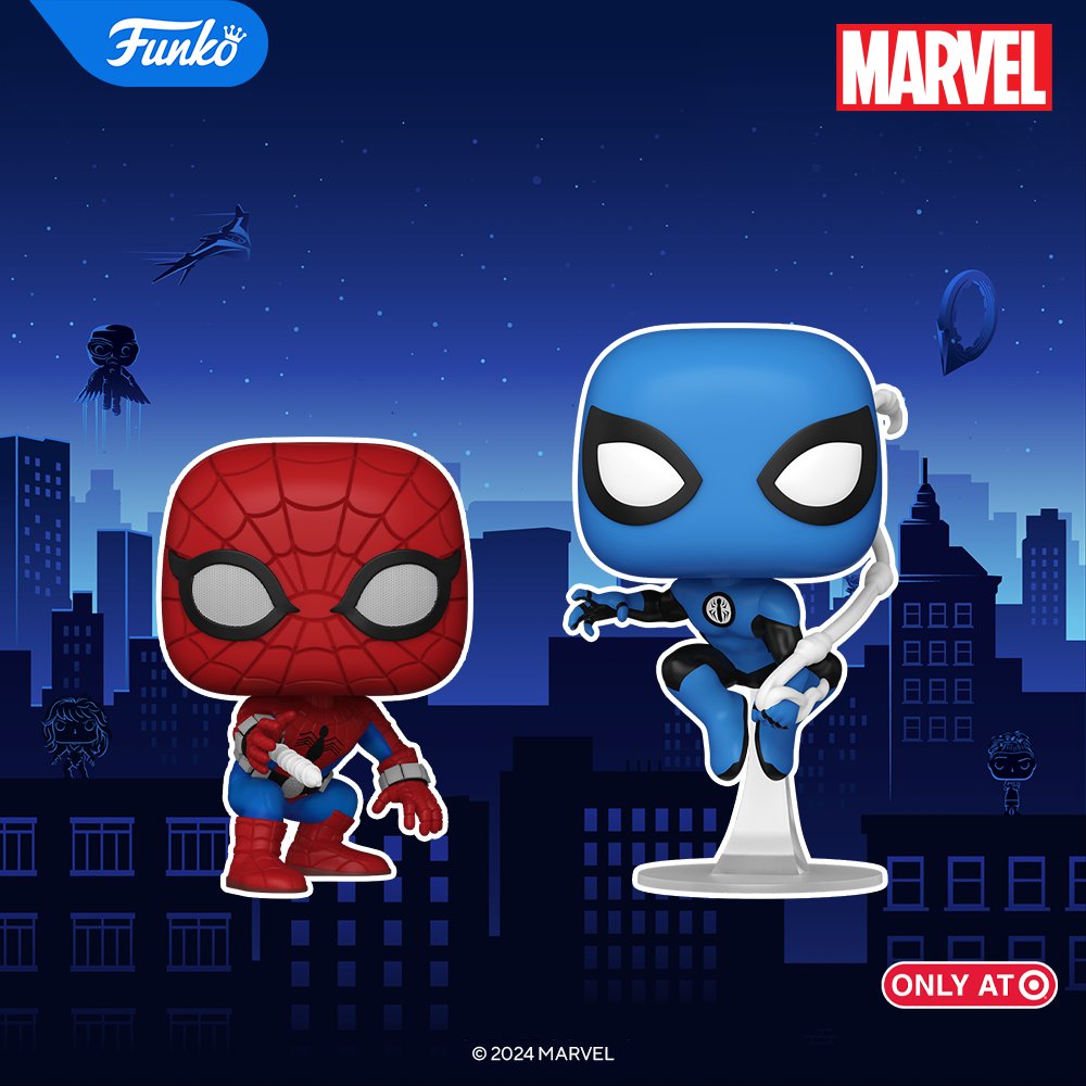 OriginalFunko's tweet photo. One thing all Spider-Man fans have in common? Everyone’s got a favorite suit. 🕷️👔 Collect POP! Fantastic Four Spider-Man and POP! Amazing Spider-Man (1977) exclusively at Target.
https://t.co/RwxYjvQj7U
#Funko #FunkoPOP #Marvel #MarvelSelects #SpiderMan https://t.co/thp0SCwRwQ