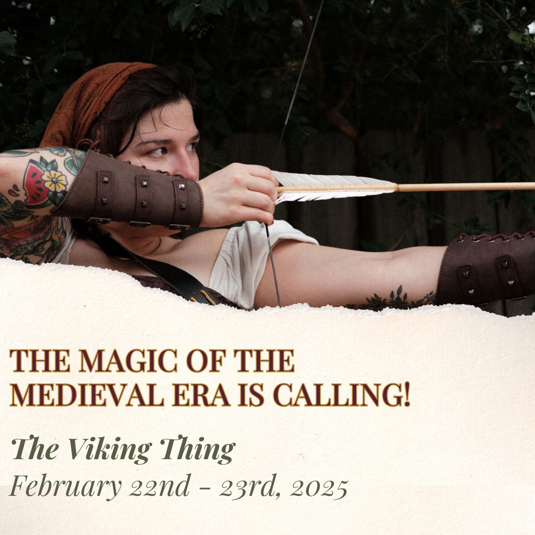 ArRenFair's tweet photo. Gather the entire family and journey to The Viking Thing for a weekend steeped in Viking lore, ancient crafts, and thrilling displays that shall transport thee to a land of legends. Mark thy calendars now, and prepare for an adventure like none other! – Lady Genevieve

📸 Phot... https://t.co/HMj6tLaCGd