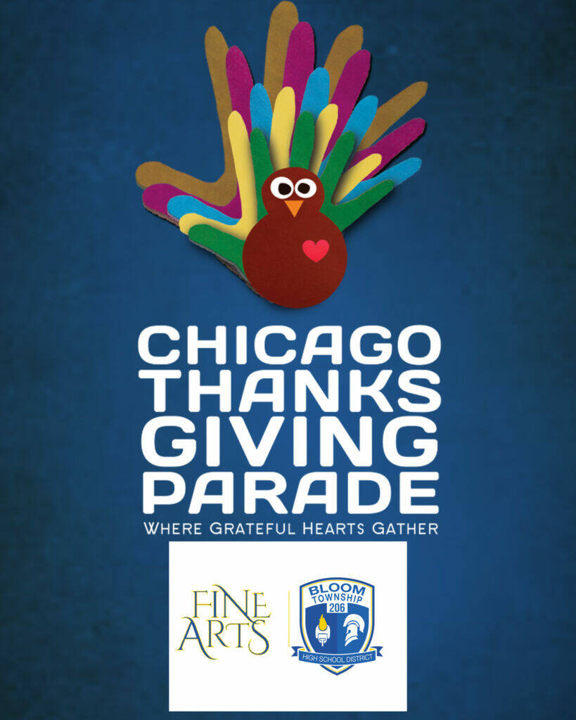 SD206FineArts's tweet photo. @Bloomtwpbands &amp; @bloom_choir  will be performing in the Chicago Thanksgiving Day Parade.  Positions 84b Choir &amp; 101b Band predicted to be on camera 9:30-10am.  Watch via Pluto on Thanksgiving.  Starts at 8 am.  https://t.co/Yq0avYAYDX @DrNavarre @PrincipalKeene @DrJLAnderson https://t.co/7Myh2xoD44
