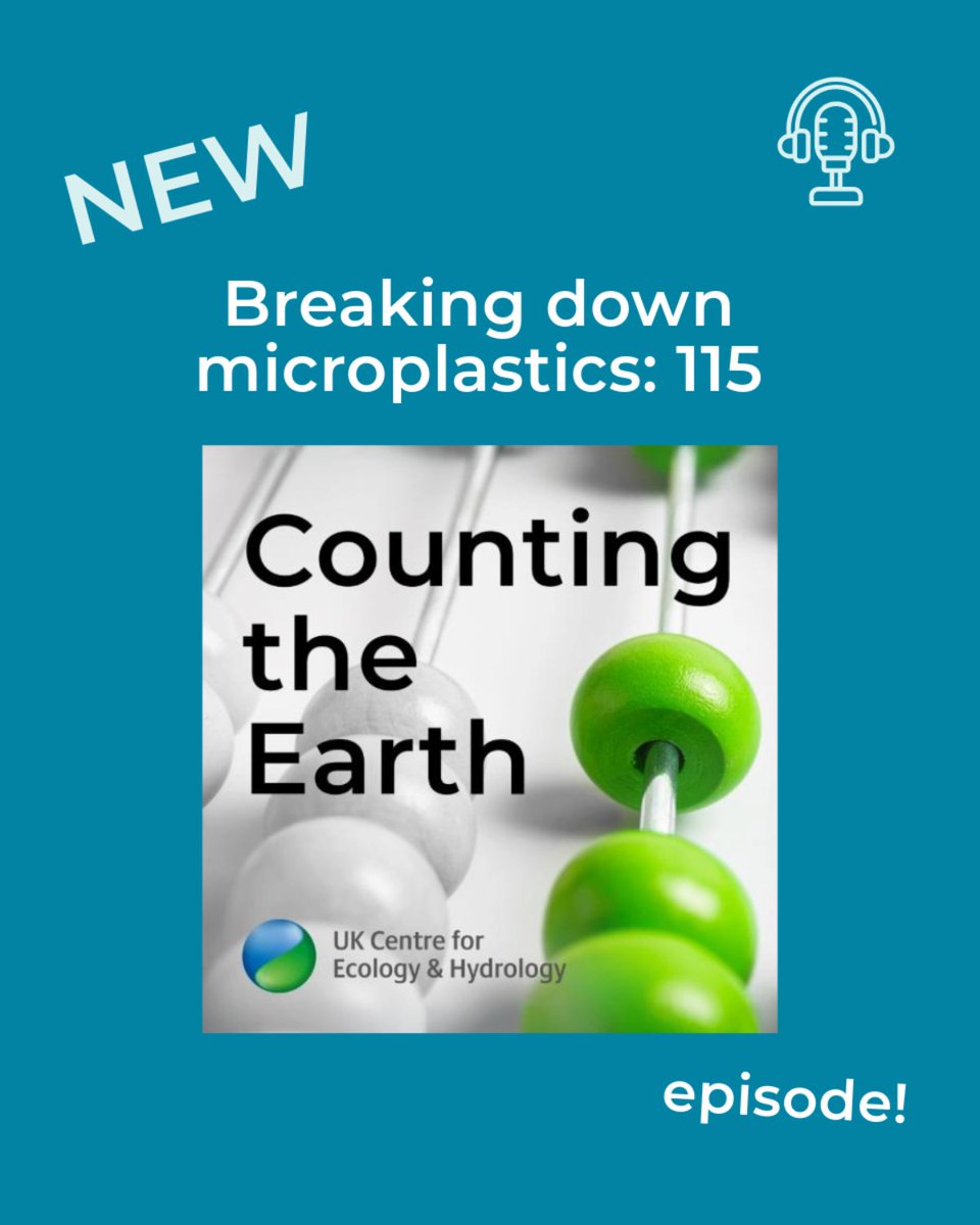 UK Centre for Ecology & Hydrology (@uk_ceh) on Twitter photo New podcast episode! 🎙️ 'Breaking Down Microplastics: 115' explores what we really know about #microplastics and their long-term impacts on health and the environment.
Listen now: audioboom.com/posts/8613292-… <a href="/RichardKCross/">Rich Cross</a> <a href="/CentreEnvHealth/">Environment-Health</a> <a href="/MarineSteph/">Stephanie Wright</a> #PlasticPollution New podcast episode! 🎙️ 'Breaking Down Microplastics: 115' explores what we really know about #microplastics and their long-term impacts on health and the environment.
Listen now: audioboom.com/posts/8613292-… <a href="/RichardKCross/">Rich Cross</a> <a href="/CentreEnvHealth/">Environment-Health</a> <a href="/MarineSteph/">Stephanie Wright</a> #PlasticPollution