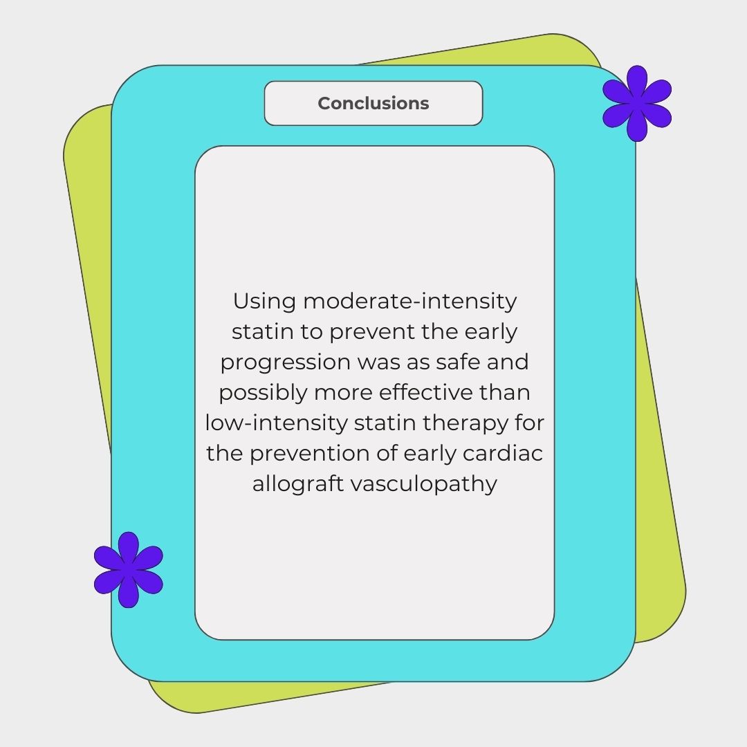 Is a moderate-intensity statin more effective than low-intensity statin for CAV prevention at 1 year post transplant? Check out this trial comparing atorvastatin vs pravastatin!

#ManuscriptMonday
doi.org/10.1111/ctr.70…