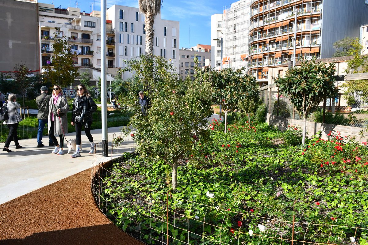 BCN_SantsMont's tweet photo. 🌱 Dissabte es va obrir el nou parc de #CanBatlló, amb 29.000 m2 de zona verda i espais d’estada i esbarjo.

💧 Al nou pulmó verd de #laBordeta hi ha 486 arbres i prop de 9.000 plantes que es reguen des del nou dipòsit d'aigua freàtica.

🌳 https://t.co/NCYm5Yetxj #laBordeta https://t.co/36B5vFvYb4