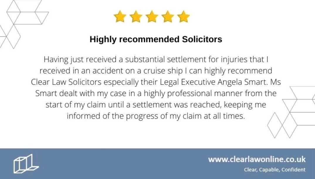 clearlawLLP's tweet photo. #personalinjury #solicitor #lawfirm #clientappreciation #Review #accident #injury #trustpilot #5starreview #clientappreciation #CustomerService #CustomerExperience https://t.co/uDwKSkgNtE