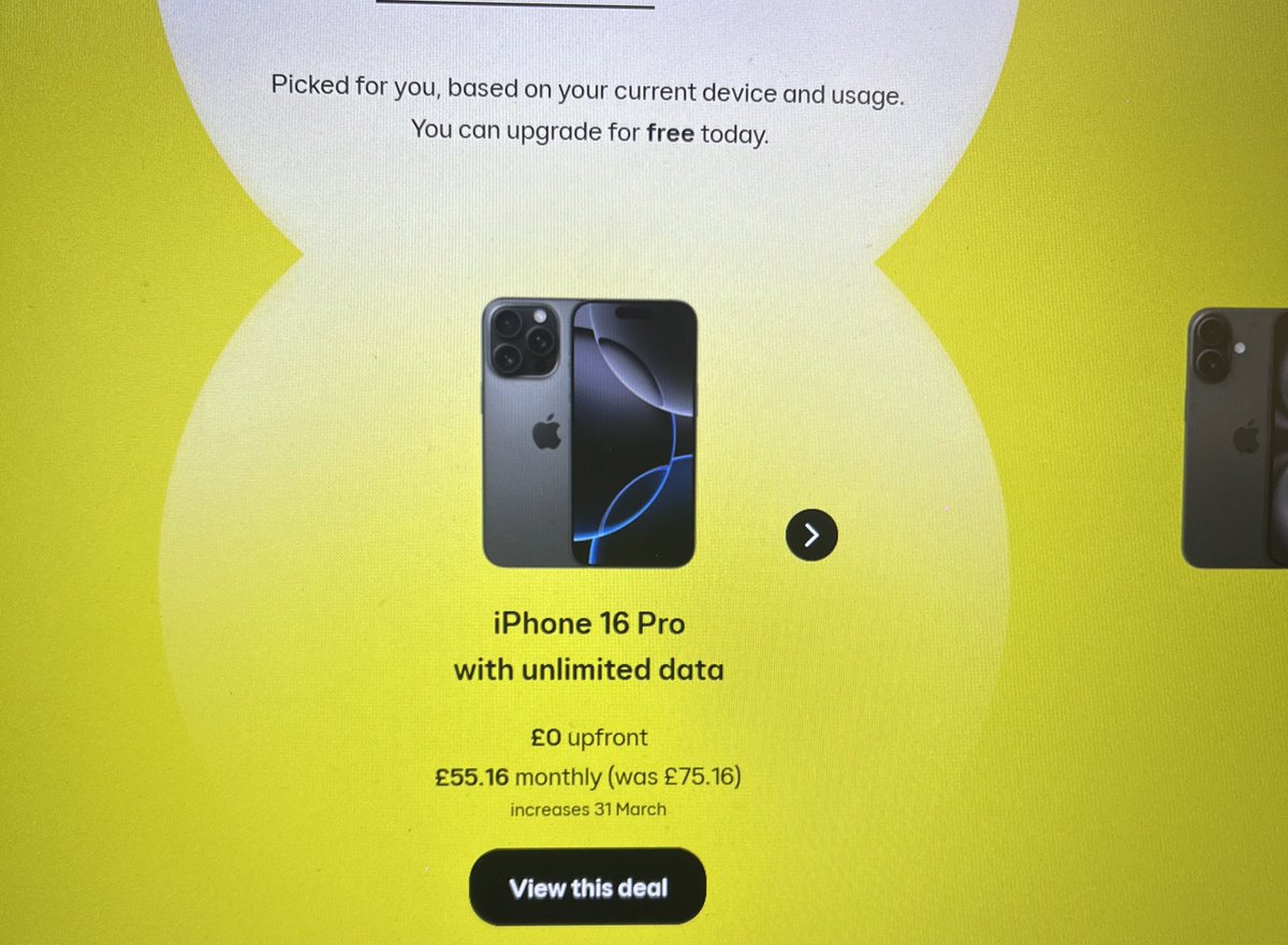dxx15__'s tweet photo. @EE I’m looking to upgrade, when I go on the site I have an offer saving £20 but when I click on it it’s not giving me the offer just full price? https://t.co/GMoJ2JsIui