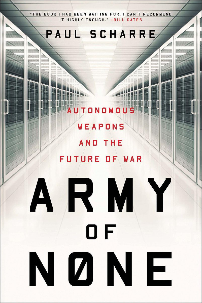 Spashtatha's tweet image. Next 15 days read..🔥🔥🔥
#ArmyOfNone by
#paulscharre
Recommended by @BillGates &amp;amp; @PusthakaVimanam