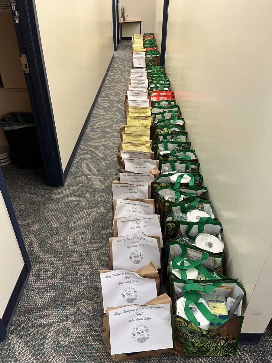 Jonathan Cross (@jdcross76) on Twitter photo Our amazing <a href="/BakerMiddle/">Baker Middle School</a> staff came together to spread kindness in our community! ❤️ Our team has been busy collecting food for delicious Thanksgiving dinners for families in need. We believe everyone deserves a warm meal & a sense of belonging during the holiday season. 🦃 🍽️✨ Our amazing <a href="/BakerMiddle/">Baker Middle School</a> staff came together to spread kindness in our community! ❤️ Our team has been busy collecting food for delicious Thanksgiving dinners for families in need. We believe everyone deserves a warm meal & a sense of belonging during the holiday season. 🦃 🍽️✨