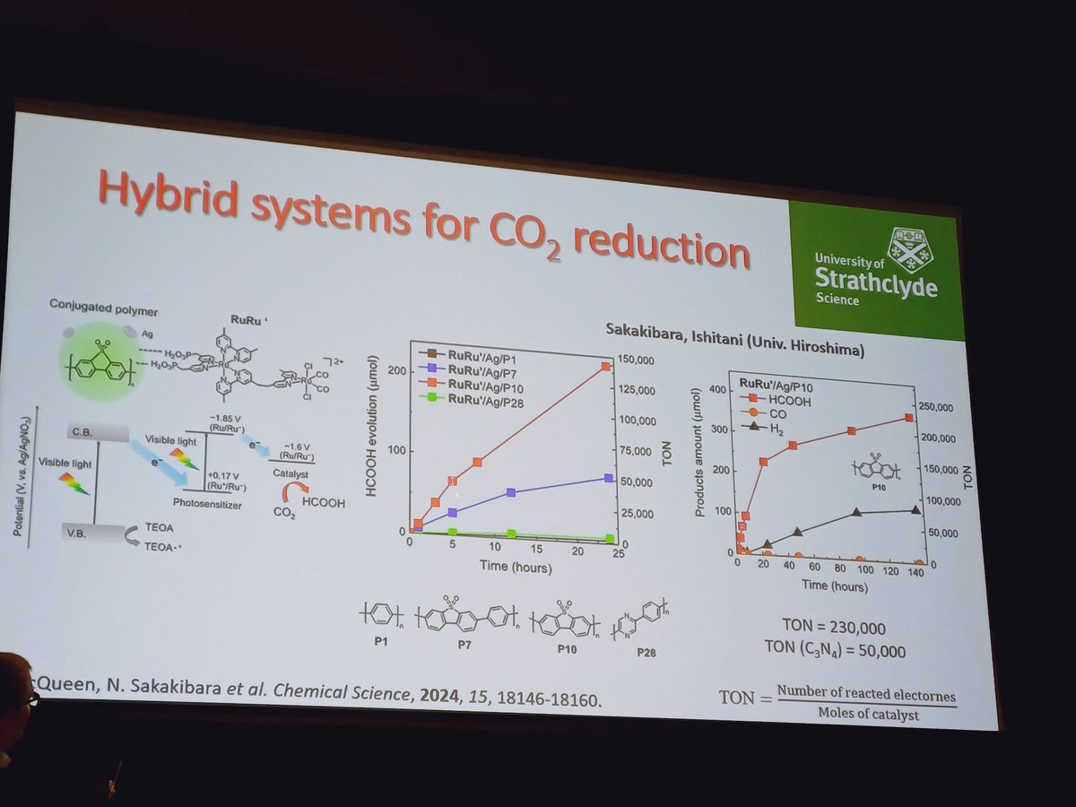 Really nice talk by <a href="/SebSprick/">Sebastian Sprick</a> about conjugated polymers as photocatalysis. #fotofuel school at <a href="/IMDEA_Energia/">IMDEA Energia</a>